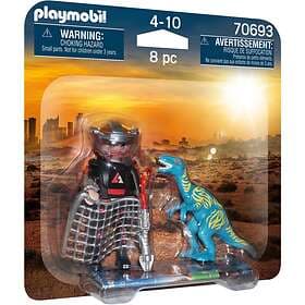 Playmobil specialPLUS 70693 DuoPack Velociraptor with Dino Catcher