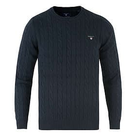 Gant Cotton Cable Crew Neck Sweater (Men's)