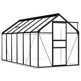 vidaXL Växthus 7.03m² (Aluminium)