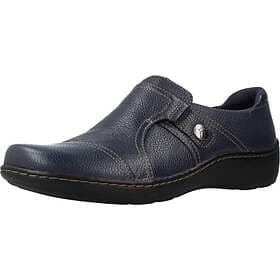 Clarks Women's Cora Poppy Loafer Black Tumbled UK