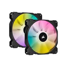 Corsair iCUE SP140 RGB Elite PWM 140mm LED 2-pack