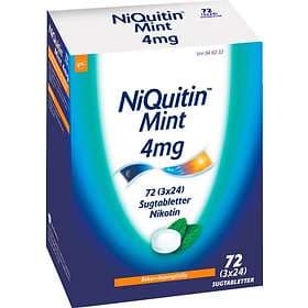 NiQuitin 4mg 72 Sugtabletter