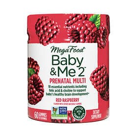 MegaFood Baby & Me 2 Prenatal Multi Gummies 60 Capsules