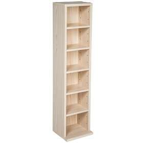 TecTake CD-hylla 102 CD 90x21x20cm