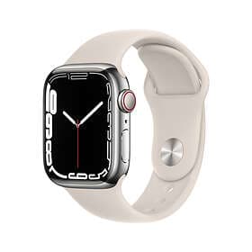Apple Watch Series 7 4G 41mm Stainless Steel with Sport Band