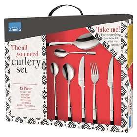 Amefa Bestick Manille Cutlery Set 42 pcs