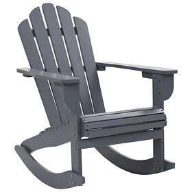 vidaXL Garden Rocking Chair Wood Grey