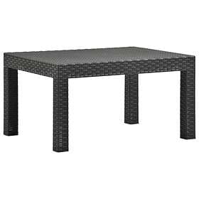 vidaXL Garden Table Anthracite 58x58x41 cm PP