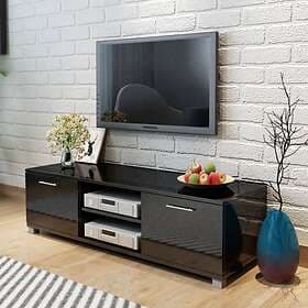 vidaXL TV Cabinet High-Gloss Black 120x40.3x34.7 cm