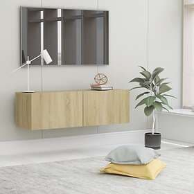 vidaXL TV Cabinet Sonoma Oak 100x30x30 cm Chipboard