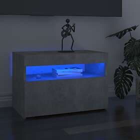 vidaXL TV Cabinet with LED Lights Concrete Grey 60x35x40 cm