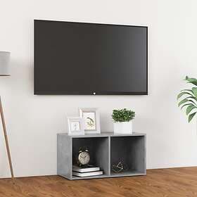 vidaXL TV Cabinet Concrete Grey 72x35x36.5 cm Chipboard