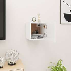 vidaXL Wall Mounted TV Cabinet White 30.5x30x30 cm