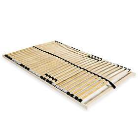 vidaXL Slatted Bed Base with 28 Slats 7 Zones 100x200 cm