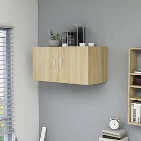 vidaXL Wall Mounted Cabinet Sonoma Oak 80x39x40 cm Chipboard