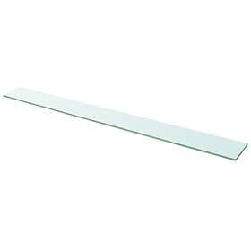 vidaXL Shelf Panel Glass Clear 110x12 cm