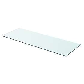 vidaXL Shelf Panel Glass Clear 70x25 cm