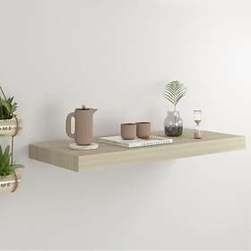 vidaXL Floating Wall Shelf Oak 60x23.5x3.8 cm MDF