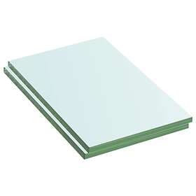 vidaXL Shelves 2 pcs Panel Glass Clear 20x12 cm