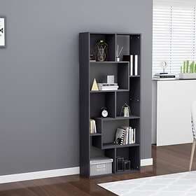 vidaXL Book Cabinet Grey 67x24x161 cm Chipboard