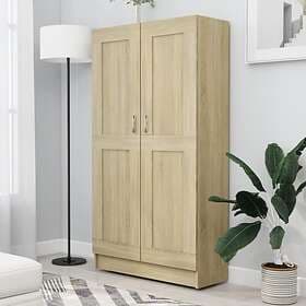 vidaXL Book Cabinet Sonoma Oak 82.5x30.5x150 cm Chipboard