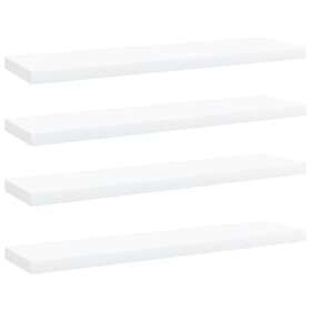 vidaXL Bookshelf Boards 4 pcs White 40x10x1.5 cm Chipboard