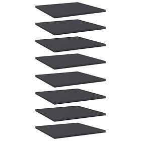 vidaXL Bookshelf Boards 8 pcs Grey 40x40x1.5 cm Chipboard