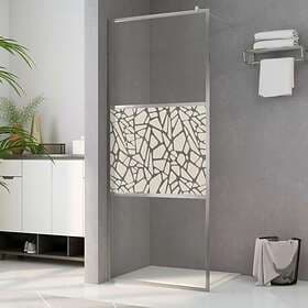 vidaXL 115x195 Shower Wall 146653