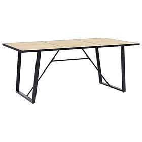vidaXL Dining Table Oak 180x90x75 cm MDF