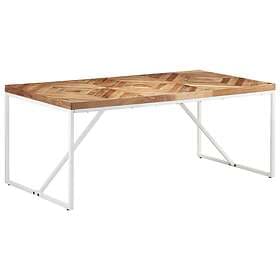 vidaXL Dining Table 180x90x76 cm Solid Acacia and Mango Wood