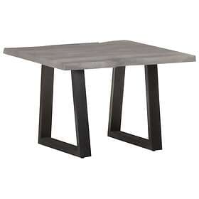 vidaXL Coffee Table with Live Edges 60x60x40 cm Solid Acacia Wood