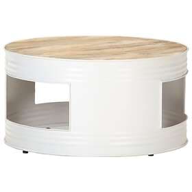 vidaXL Coffee Table White 68x68x36cm