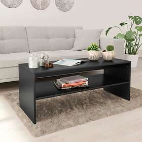 vidaXL Coffee Table Black 100x40x40 cm Chipboard