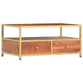 vidaXL Coffee Table 90x50x40 cm Solid Acacia Wood