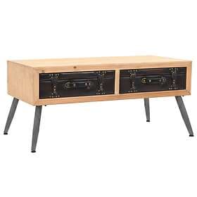 vidaXL Coffee Table Solid Fir Wood 115x55x50 cm