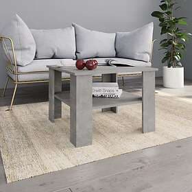 vidaXL Coffee Table Concrete Grey 60x60x42 cm Chipboard