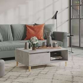 vidaXL Coffee Table Concrete Grey 90x60x35 cm Chipboard