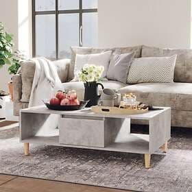 vidaXL Coffee Table Concretre Grey 103.5x60x35 cm Chipboard