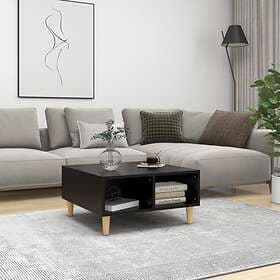 vidaXL Coffee Table Black 60x60x30 cm Chipboard