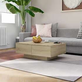 vidaXL Coffee Table Sonoma Oak 90x60x31 cm Chipboard