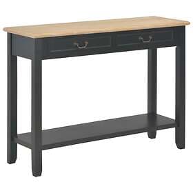 vidaXL Console Table Black 110x35x80 cm Wood