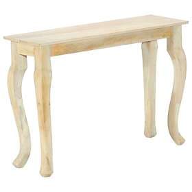 vidaXL Console Table 110x35x77 cm Solid Mango Wood