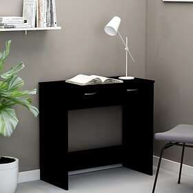 vidaXL Desk Black 80x40x75 cm Chipboard