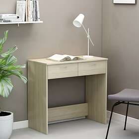 vidaXL Desk Sonoma Oak 80x40x75 cm Chipboard
