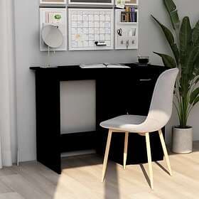 vidaXL Desk Black 100x50x76 cm Chipboard