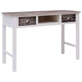 vidaXL Writing Desk Brown 110x45x76 cm Wood