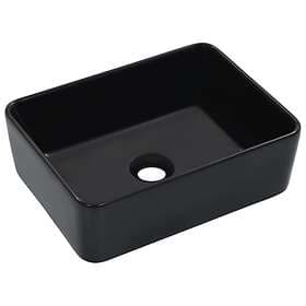 vidaXL Wash Basin 40x30x13 cm Ceramic Black