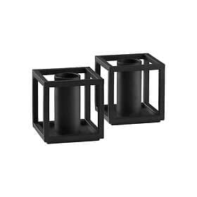 by Lassen Kubus 1 Candlestick 7x7cm 2-pack