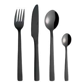 Aida RAW Svart Cutlery Set 24 pcs