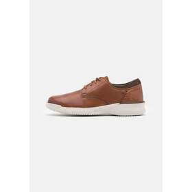 Clarks Men's Donaway Plain Navy Oxford Black Leather UK